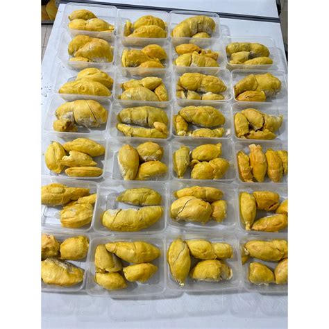 Jual Durian Bawor Kupas Frozen 400 450 Gr Duren Bawor Asli Banyumas