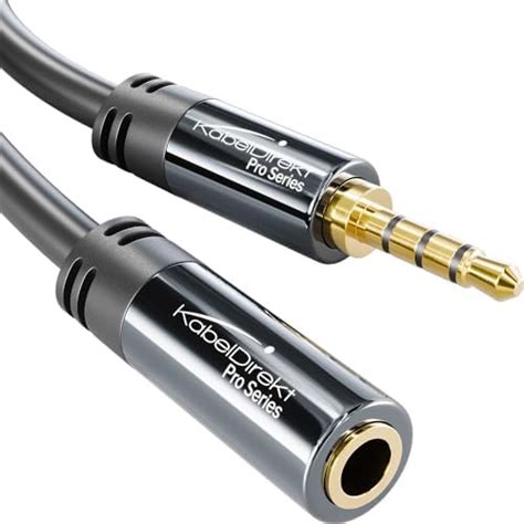 Kabeldirekt M Cable De Extensi N Mm Pin Jack Cable Aux