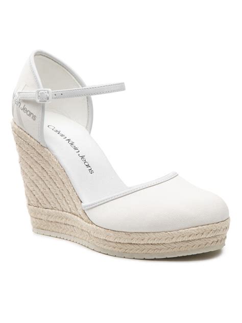 Espadrilles Calvin Klein Jeans Wedge Sandal Close Toe Co YW0YW00569