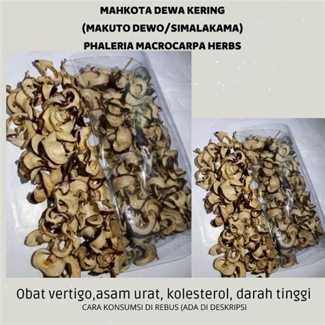 Jual Jamu Herbal Mahkota Dewa Kg Teh Mahkota Dewa Kering Kg Iris