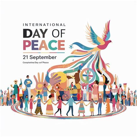 Celebration Of The International Day Of Peace Premium Ai Generated Image
