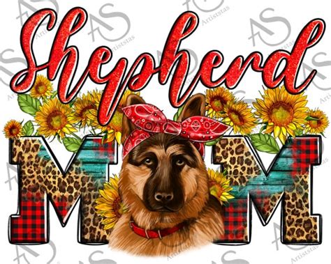 German Shepherd Mom Png German Shepherd Png Glitter Png - Etsy