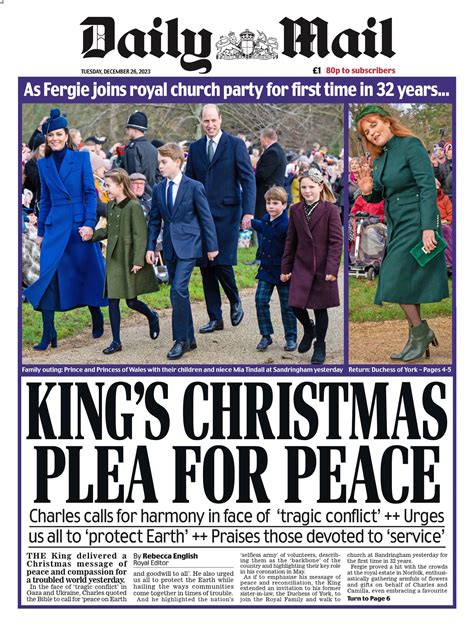 Daily Mail Front Page Th Of December Tomorrow S Papers Today