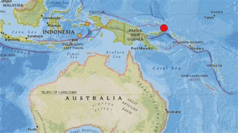 Emiten Un Alerta De Tsunami En Papúa Nueva Guinea Tras Un Terremoto De Magnitud 77 Perfil