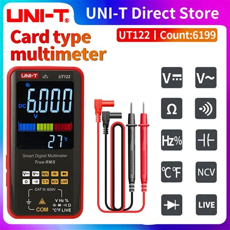 Mult Metro Digital Inteligente UNI T UT121 UT122 Volt Metro De