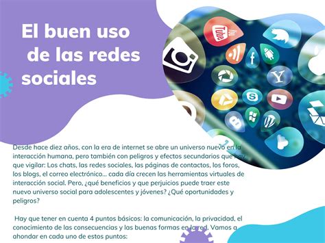 El Buen Uso De Las Redes Sociales By KHYARA ALONDRA BARILLAS MIJANGOS