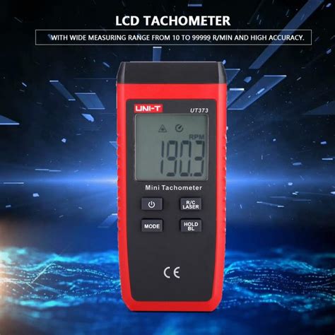 Buy Uni T Ut Mini Non Contact Digital Lcd Tachometer Laser Rpm Tach