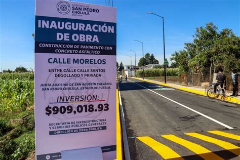 Entrega Paola Angon pavimentación de la calle Morelos en beneficio San