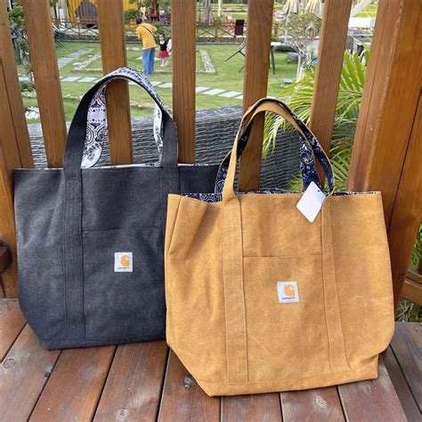 Carhartt Carhartt Double Tote Bags Leisure High Capacity Canvas Bag