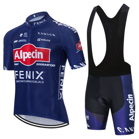 Ensemble cuissard vélo et maillot cyclisme équipe pro ALPECIN FENIX