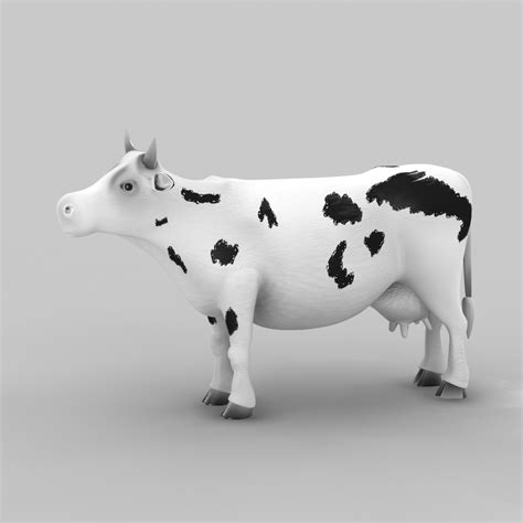 cow animation 3d 3ds