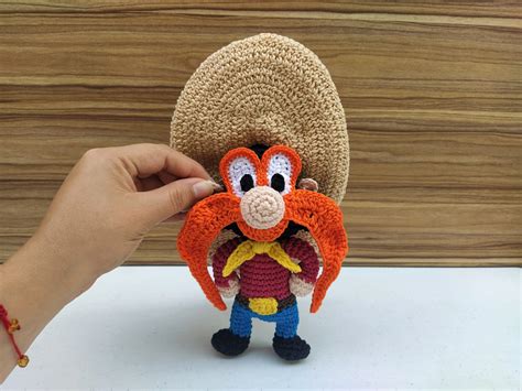 Yosemite Sam Crochet Pattern Yosemite Sam Pattern Crochet Etsy Uk