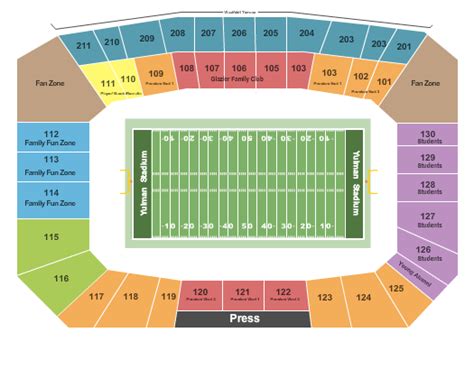 Yulman Stadium Seating Chart