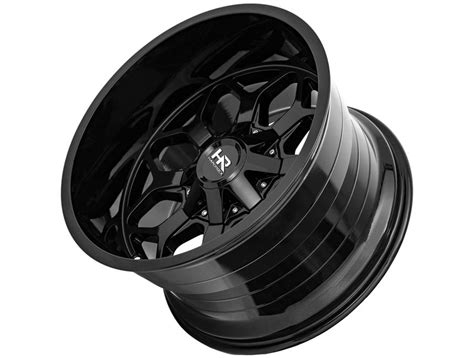 Hardrock Gloss Black Indestructible Wheels Havoc Offroad