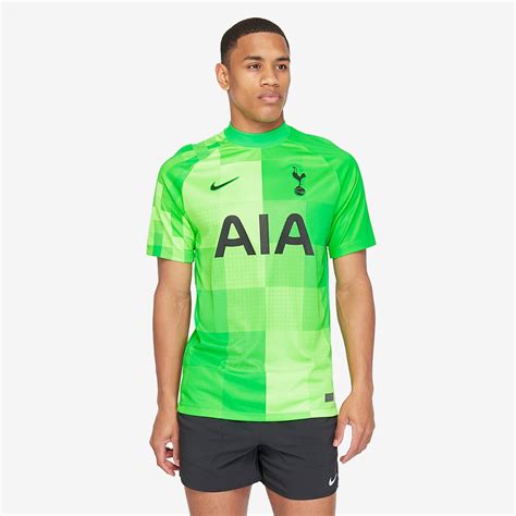 Maillot Domicile Nike Tottenham Hotspur 21 22 Stadium GK SS Vert Noir