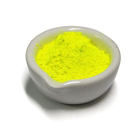 Organic Lemon Yellow Fluorescent Pigment Powder Resin Fluorescent