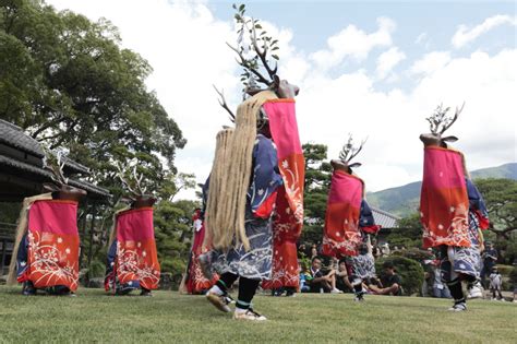 八つ鹿踊り宇和津彦神社秋祭り10月愛媛県宇和島市 大本写真事務所