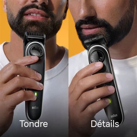 Tondeuse à Barbe 5EN1 BRAUN BT5421 Rechargeable Noir