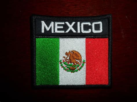 Parche Bordado Bandera De Mexico Escudos En Mercado Libre