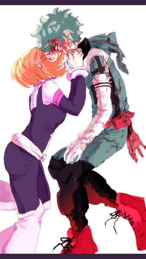 Deku And Uraraka Kiss Manga