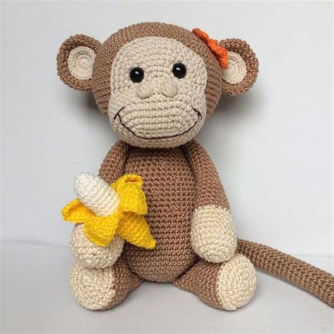 Amigurumi Purple Monkey Free Pattern Amigurumim Affe H Keln Tier