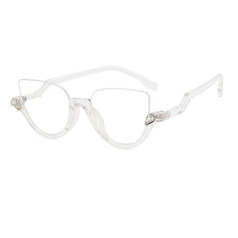 Ag Vintage Semi Rimless Cat Eye Glasses Frame Southood