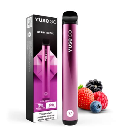 Vuse Go Berry Blend Disposable Vape Up To 500 Puffs Vuse