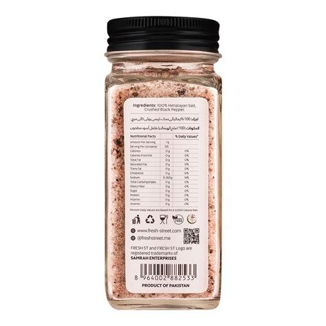 Order Fresh Street Himalayan Pink Salt Black Pepper G Online At