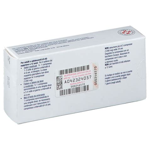 Zentiva Italia Ibuprofene Mg Pz Redcare