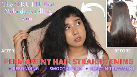 Permanent Hair Straightening Rebonding Real Review And Experience