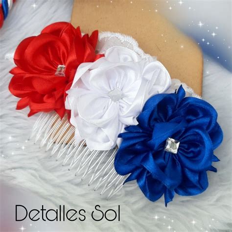 Peineta Patria Diy Hair Bows Diy Bow Hair Bows