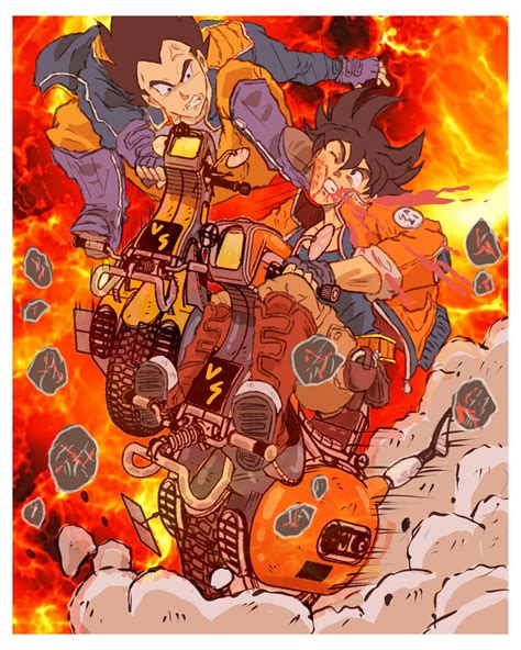 Goku Vs Vegeta By Sagaaxel On Deviantart