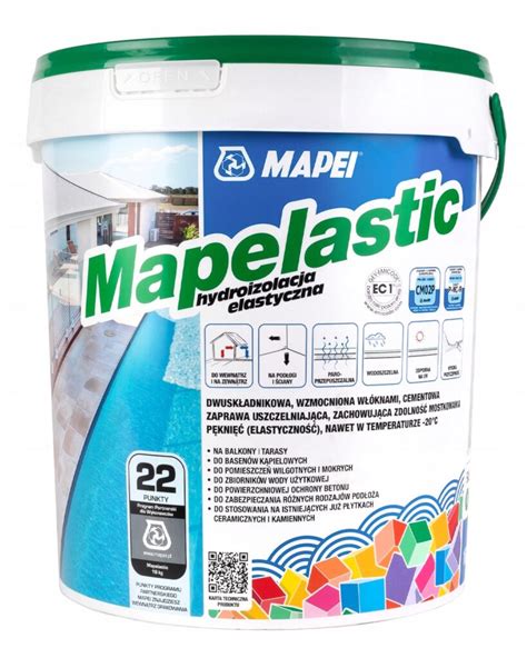 Mapei Mapelastic Hydroizolacja Taras Balkon Kg Cartel Color