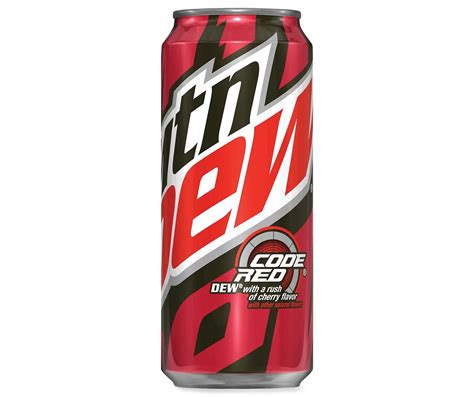 Mountain Dew Mtn Dew Code Red Soda Citrus With Cherry 16 Fl Oz Can