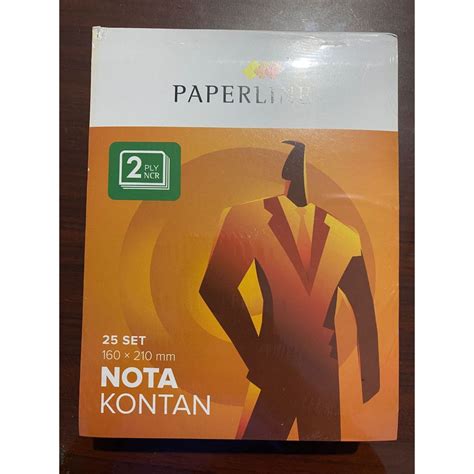 Jual Nota Kontan Paperline BESAR 2 PLY NCR 1 Pack Isi 10 Buku