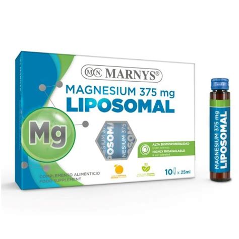 Magnesium 375mg Liposomal 10x25ml Lilly Drogerie Online