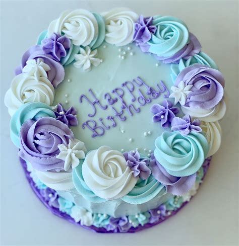 Simple Purple Cake Design Design Talk