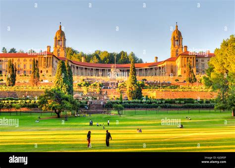 Union Buildings Pretoria South Africa At Sunset Stock Photo Alamy