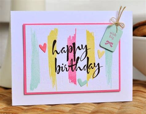 Inky Fingers Avery Elle Birthday Card Birthday Cards Cards Birthday