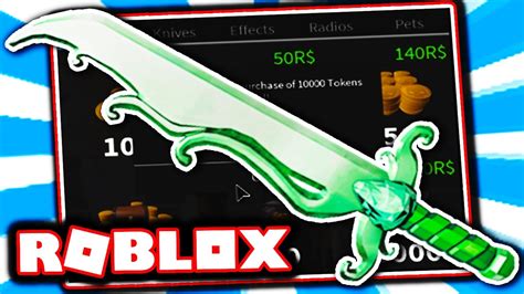 Spending 40 000 Tokens On New Mythic Knife Roblox Assassin Youtube