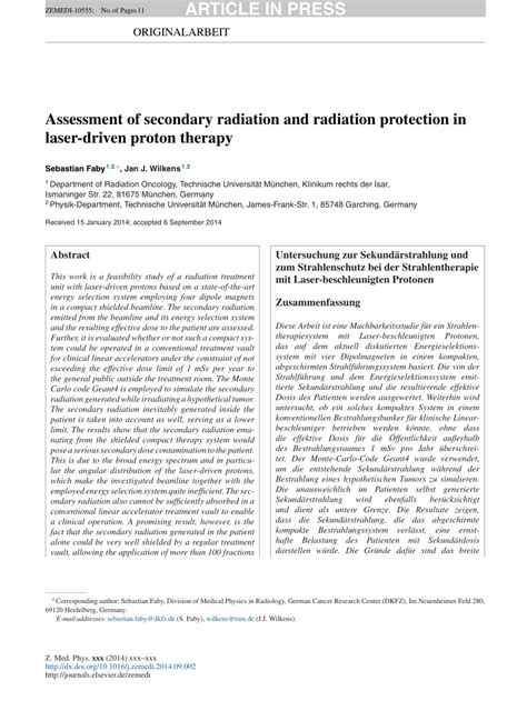 [PDF] Assessment of secondary radiation and radiation protection in ...