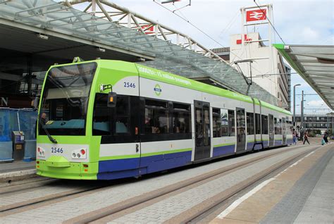 London Tramlink Route 3 At East Croydon 2546 Eastbound Bowroaduk