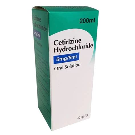 Cetirizine Hydrochloride 5mg5ml Oral Solution 200ml Hayfever