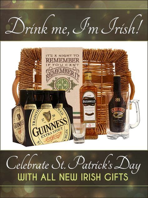 14 Irish T Baskets And T Sets Ideas Irish T Basket Irish