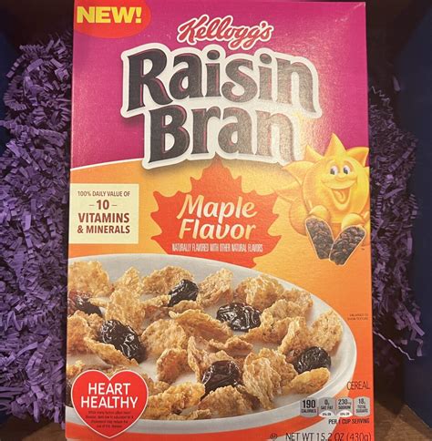 Kelloggs Releases Maple Raisin Bran