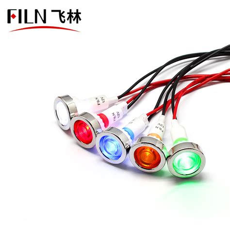 10mm Blue 12v Led Panel Indicator Lights Indicatorlight