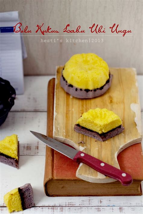 Hesti S Kitchen Yummy For Your Tummy Bolu Kukus Labu Ubi Ungu