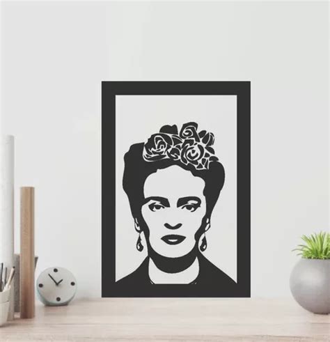 Vinilo Decorativo Frida Sticker De Pared Frida Kahlo Cuotas Sin Inter S