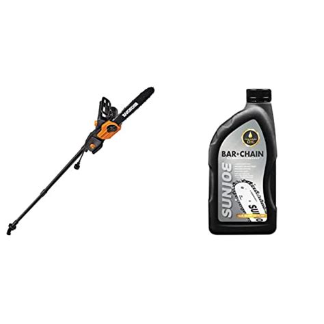 WORX WG309 8 10 Electric Pole Saw Sun Joe SWJ OIL Premium Bar