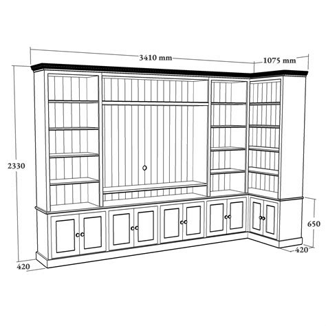 Corner TV & Media Storage Unit - Willis & Stone : Willis & Stone